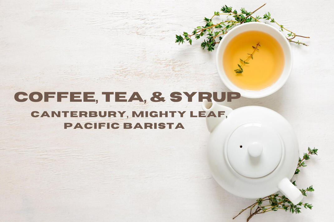 Syrups, Coffee & Tea